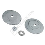 Flymo Lawnmower Pulley Plate Set