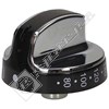 Stoves Chrome & Black Top Oven Control Knob