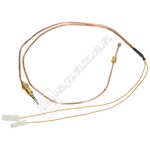 Beko Grill Thermocouple with Two Cable Fittings : 620mm & 850mm