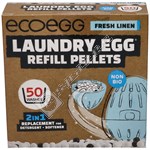 Ecoegg Washing Machine Fresh Linen Laundry Egg Refill Pellets - 50 Washes