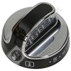 New World Black/Chrome Main Oven Control Knob