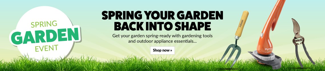 Spring your garden back into shape
