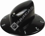 Baumatic Black Control Knob for Ovens and Hobs
