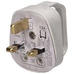 Wellco 13A 3 Pin Mains Plug With Finger Grip