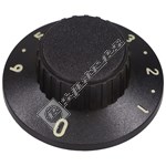 Creda Black Electric Cooker Control Knob