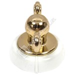 Indesit Cooker Control Knob (White/Gold)
