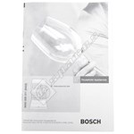 Bosch Dishwasher Instruction Manual