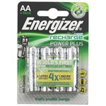 Energizer Accu Recharge Power Plus AA Batteries - Pack of 4