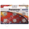 Panasonic CR2016 Coin Batteries (Pack of Six)