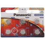 Panasonic CR2016 Coin Batteries (Pack of Six)