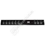 Rangemaster Cooker Control Panel Fascia Assembly - Black