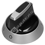 Indesit Black/Silver Main Oven Control Knob