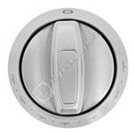 Indesit Top Oven/Grill Knob - Silver
