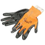 Rolson Textured Nitrile Coated Work Gloves - Medium
