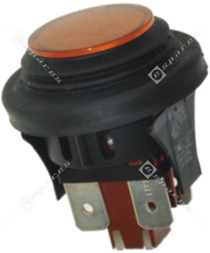 Vaporetto Eco Pro 3000 Parts.Polti Switch With Orange Push Button For Vaporetto Eco Pro 3000 Ptgb0008 Espares