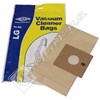 Electruepart BAG192 LG TB4 Vacuum Dust Bags - Pack of 5