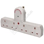 1 To 4 Gang Surge Plug Convertor - UK Plug