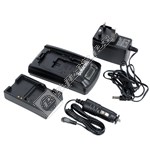 Ultra Fast Camera Battery Charger & Car Kit