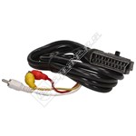 Scart To 3 Phono Plug Lead