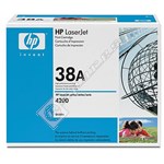 Hewlett Packard Genuine 38A Black Toner Cartridge (Q1338A)