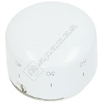 White Temperature Control Knob