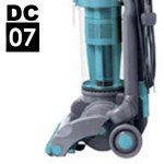 Dyson DC07 Silver/Turquoise Spare Parts