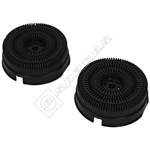 Whirlpool Cooker Hood Carbon Filter - Pack of 2