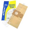 Electruepart BAG93 Hitachi Vacuum Dust Bags (CV Type) - Pack of 5