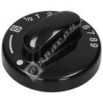 Belling Black/ Silver Oven Control Knob