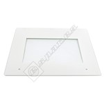 White Outer Door Glass Assembly