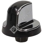 Stoves Oven Control Knob - Black/Chrome