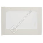 Tricity Bendix White Lower Oven Door Outer Glass