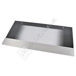 Zanussi Main Oven Stainless Steel Outer Door Glass Panel