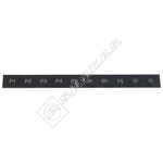 Original Quality Component Dishwasher Control Panel Fascia Strip