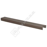 Stainless steel edge wooden shelves