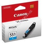 Canon Genuine Cyan Ink Cartridge - CLI-551C