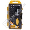 Rolson 38 Piece Stubby Ratchet Screwdriver & Bit Set