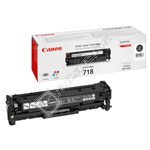 Canon Genuine Black Toner Cartridge - 718