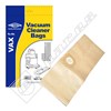 Electruepart BAG120 Vax 1S Vacuum Dust Bags - Pack of 5