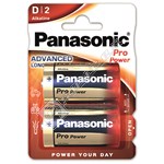 Panasonic D Pro Power Alkaline Batteries - Pack of 2