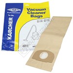 Electruepart BAG323 Karcher Vacuum Cleaner Dust Bag (Pack of 5)