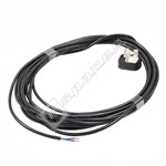 Vacuum Cleaner Mains Cable  (10 metre long x 0.75mm x 2 core (H05 V2V2-F) Uk plug)