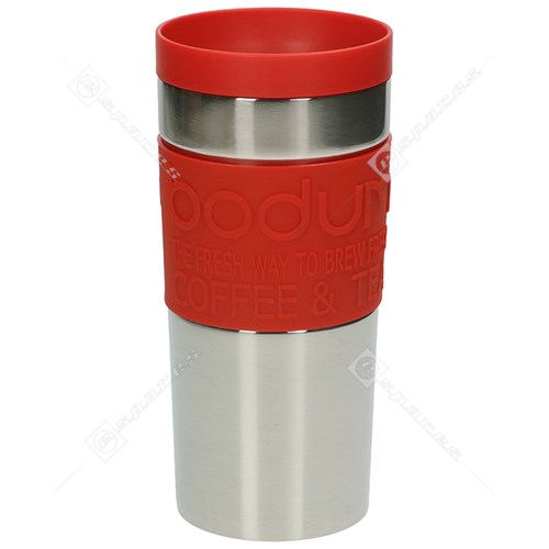 Bodum Travel Mug Vacuum Travel Mug, Small, 0.35 L, 12 oz, S/S Dark Roast
