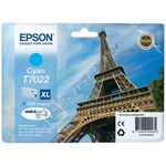 Epson Genuine High Capacity Cyan Ink Cartridge - T7022