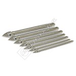 Rolson 7 Piece Glass & Tile Drill Bit Set