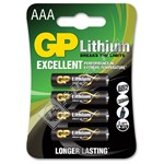Gp Batteries GP AAA Lithium Batteries - Pack of 4