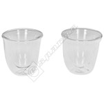 DeLonghi Coffee Maker Espresso Cups (Pack Of 2)