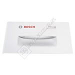Bosch Washing Machine Recessed Handle