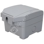 Wellco Grey Storm Proof 1 Gang Outdoor Socket