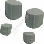 Kenwood Screw Covers - Blue (Large X 2 & Small X 2) Mix Km273